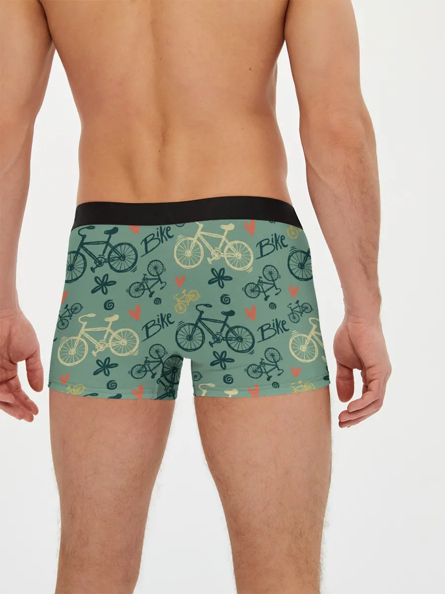 Мужские трусы боксеры / Велосипед Текстура