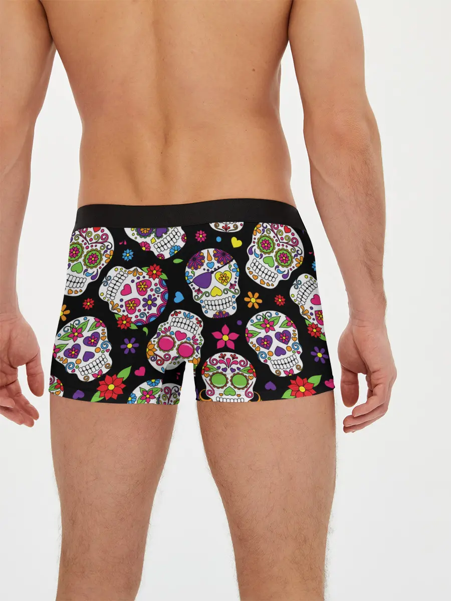 Мужские трусы боксеры / Шальные черепа