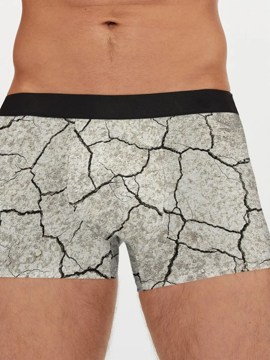 Мужские трусы боксеры / Трещины на земле