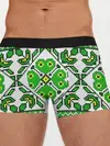 Мужские трусы боксеры / Славянский Узор Зеленый