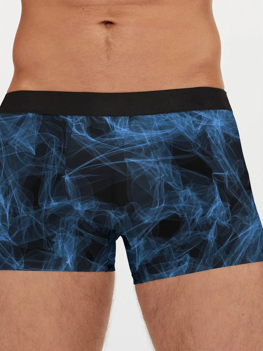 Мужские трусы боксеры / Синяя паутина