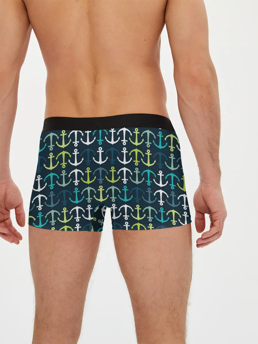 Мужские трусы боксеры / Якоря