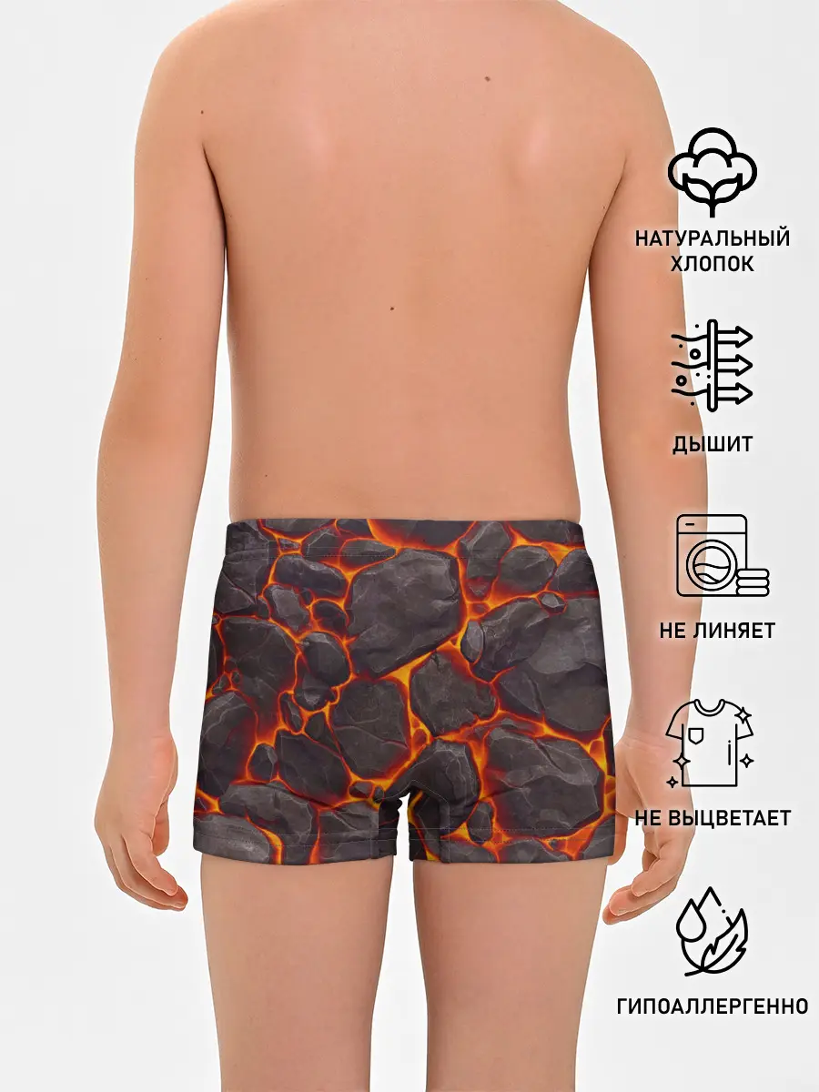 Трусы для мальчиков / Лава