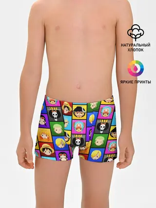 Трусы для мальчиков / ONE PIECE / ВАН ПИС / ГЕРОИ