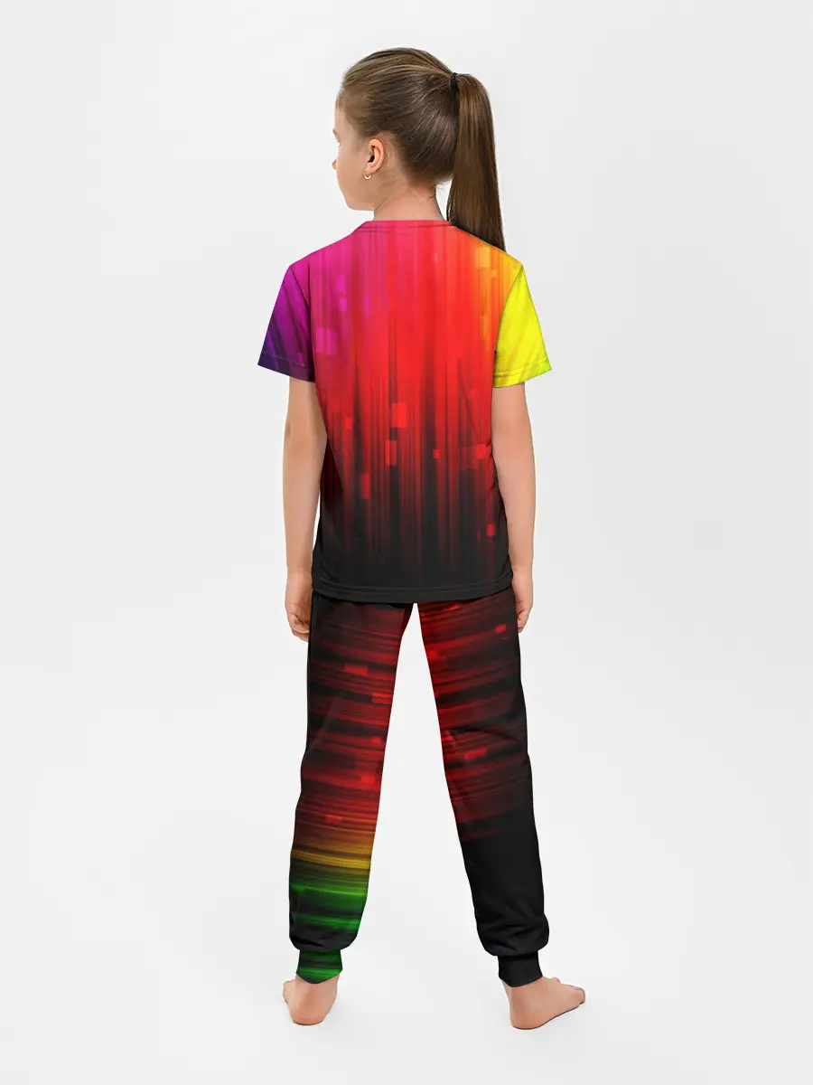 Детская пижама с брюками / АБСТРАКТНЫЕ КРАСКИ