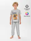 Детская пижама с брюками / Cat and Robot