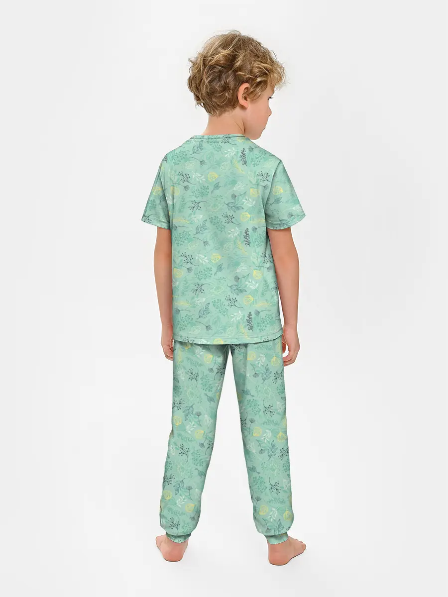 Детская пижама с брюками / Гербарий