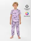 Детская пижама с брюками / Листья