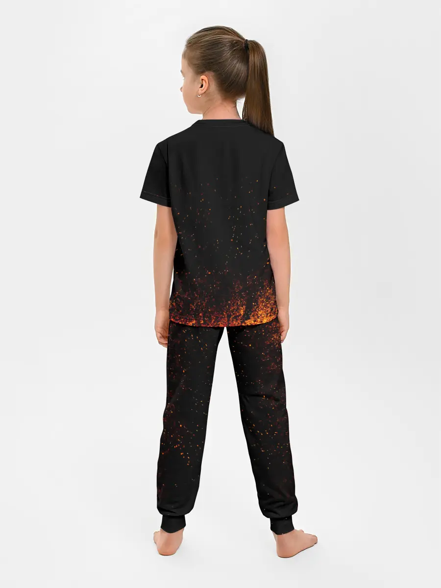 Детская пижама с брюками / ВОЛЕЙБОЛ!! Нишиноя в огне