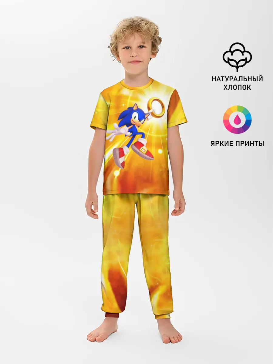 Детская пижама с брюками / Sonic