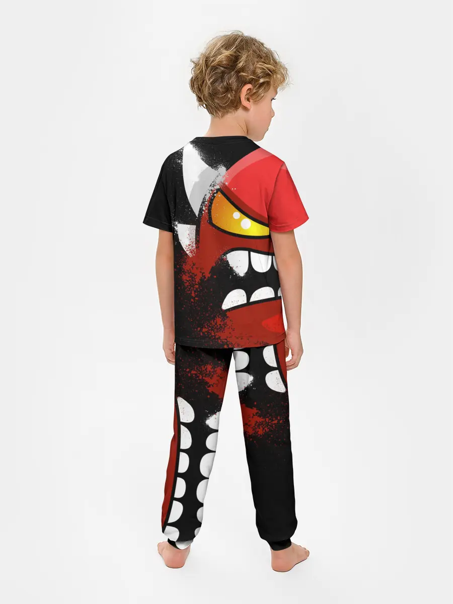 Детская пижама с брюками / Geometry Dash