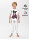 Детская пижама с брюками / Мопс Хипстер