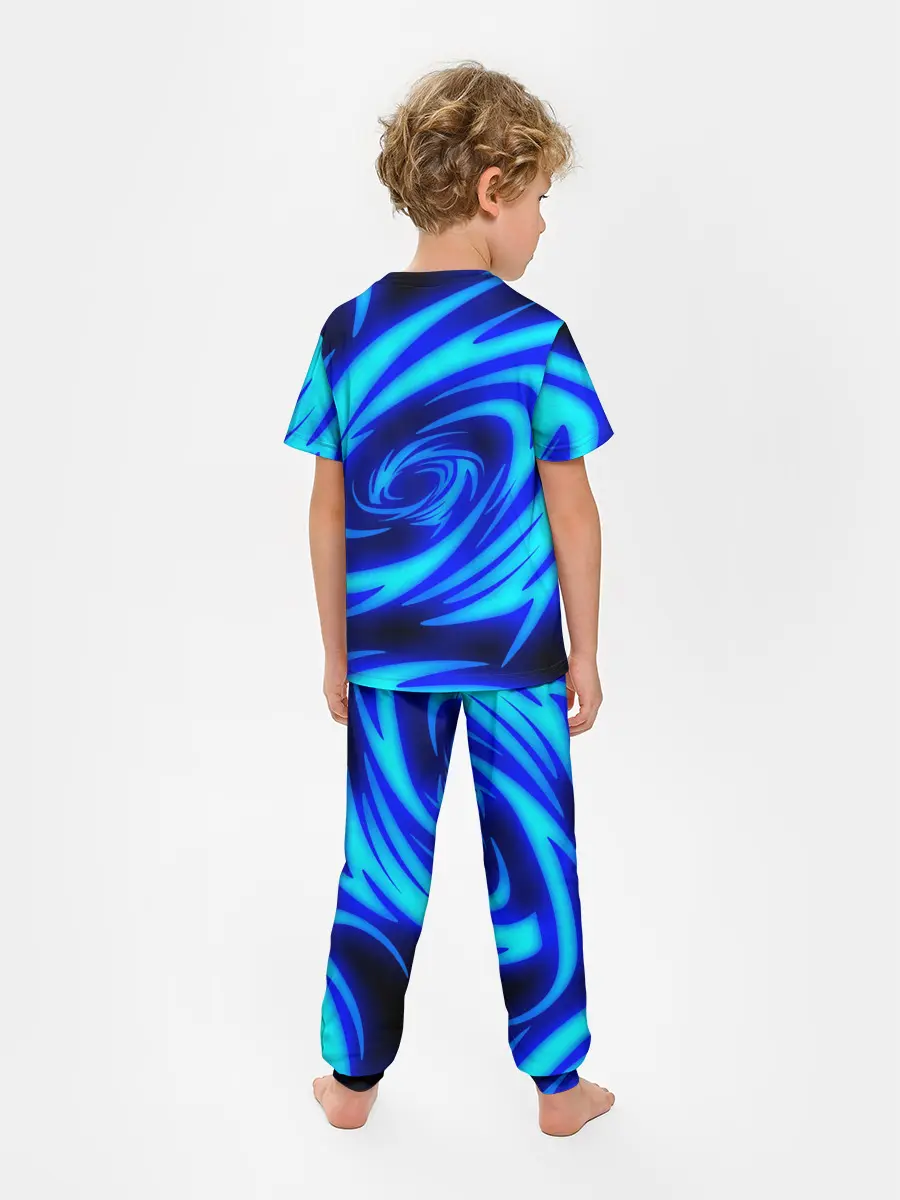 Детская пижама с брюками / ОГНЕННЫЕ ВОЛНЫ | FIRE STRIPES