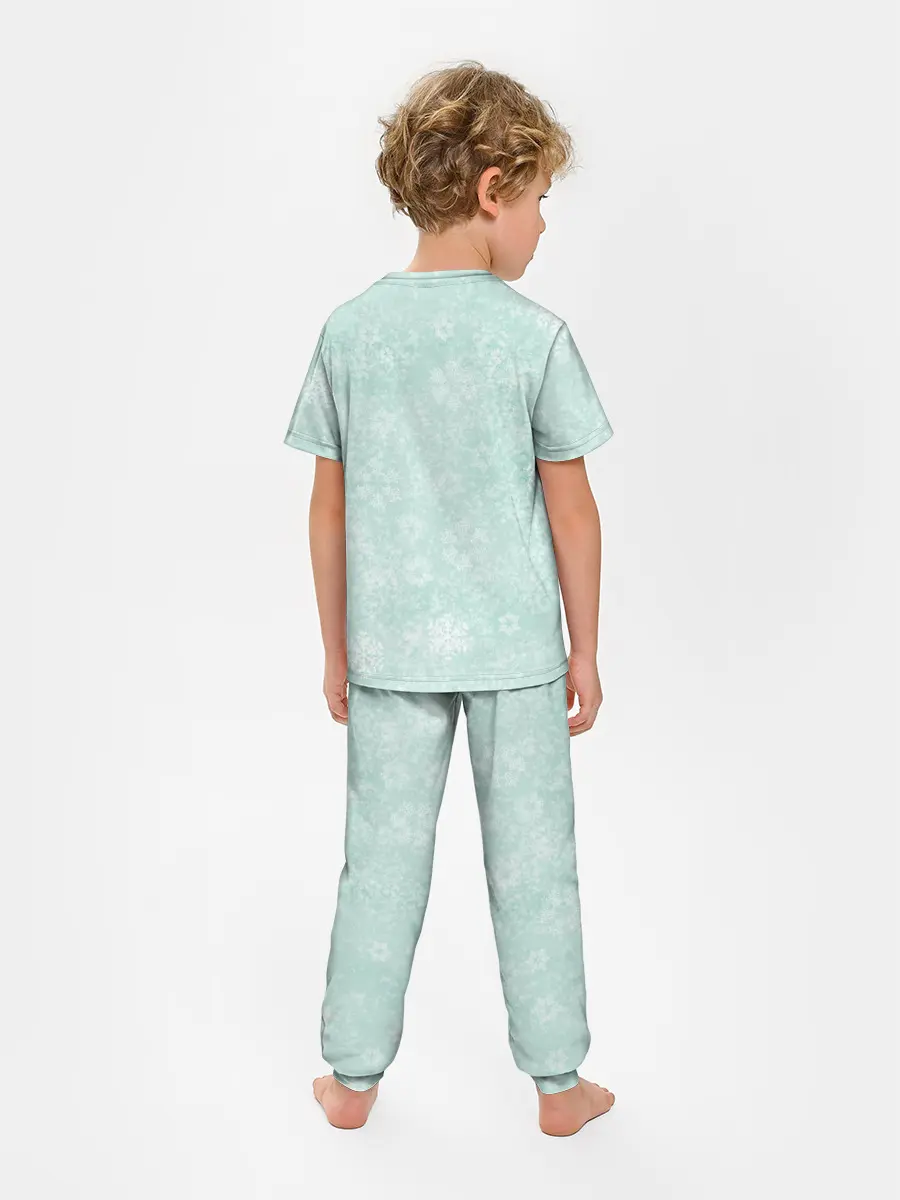 Детская пижама с брюками / Зайчик с подарком