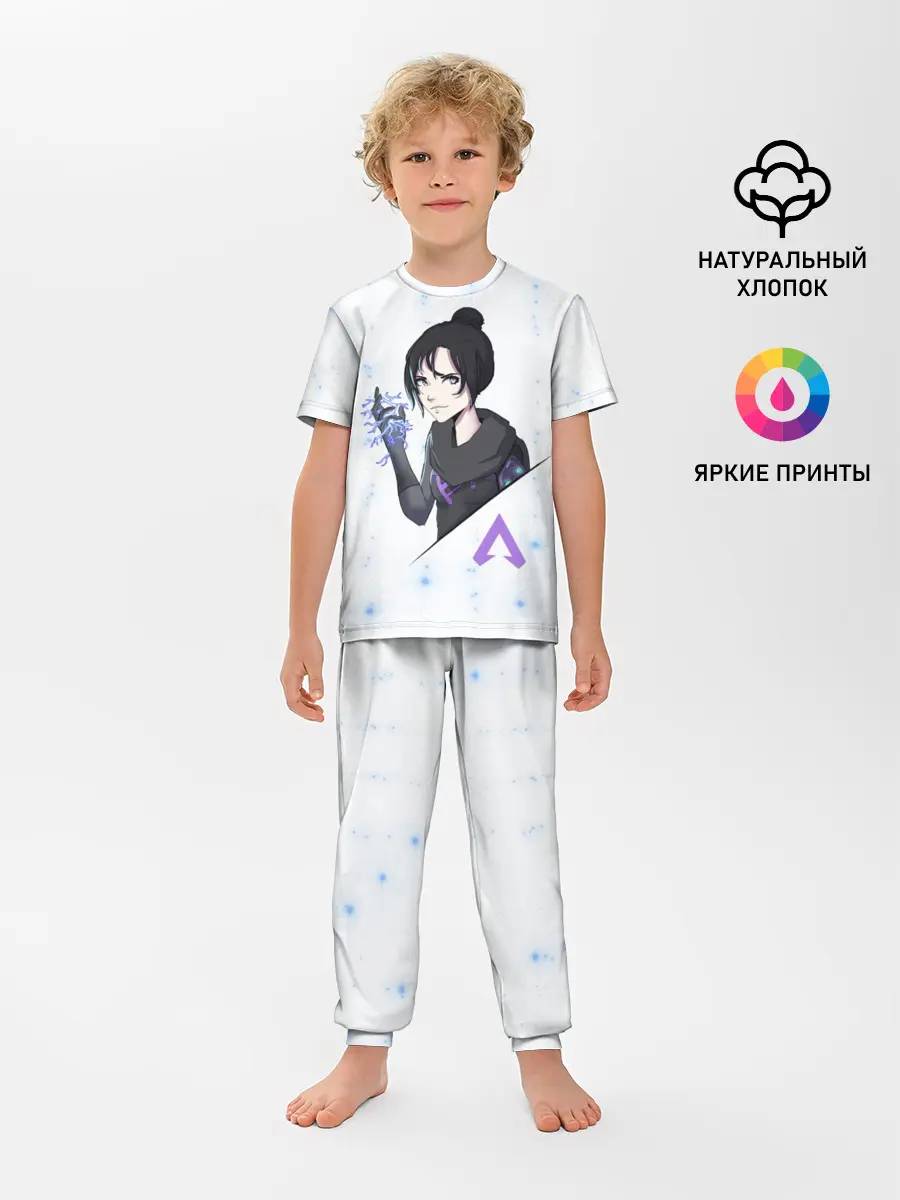 Детская пижама с брюками / Apex Legends - Wraith