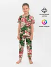 Детская пижама с брюками / ЦВЕТЫ / FLOWERS / 8 МАРТА