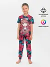 Детская пижама с брюками / Моника в цветах