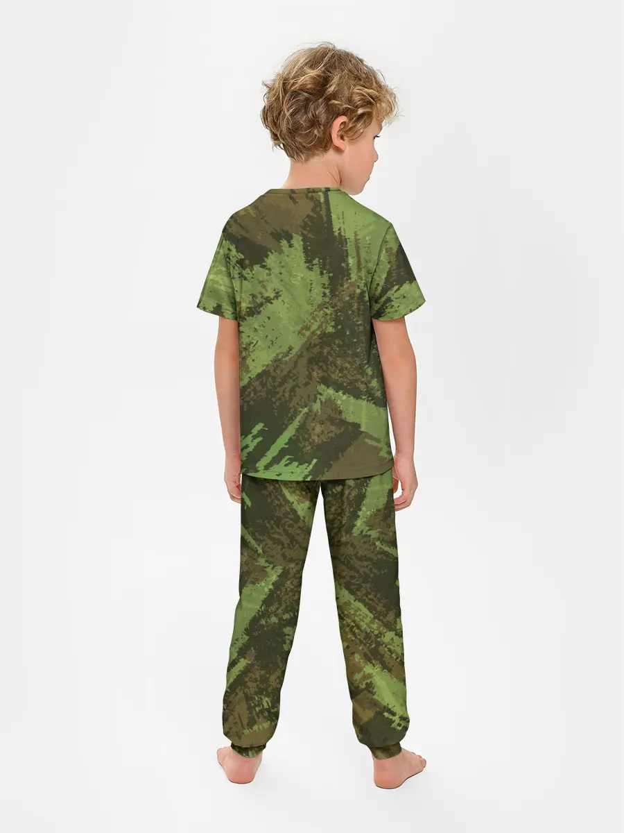 Детская пижама с брюками / КАМУФЛЯЖ BROWN