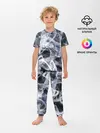 Детская пижама с брюками / Графика дыма