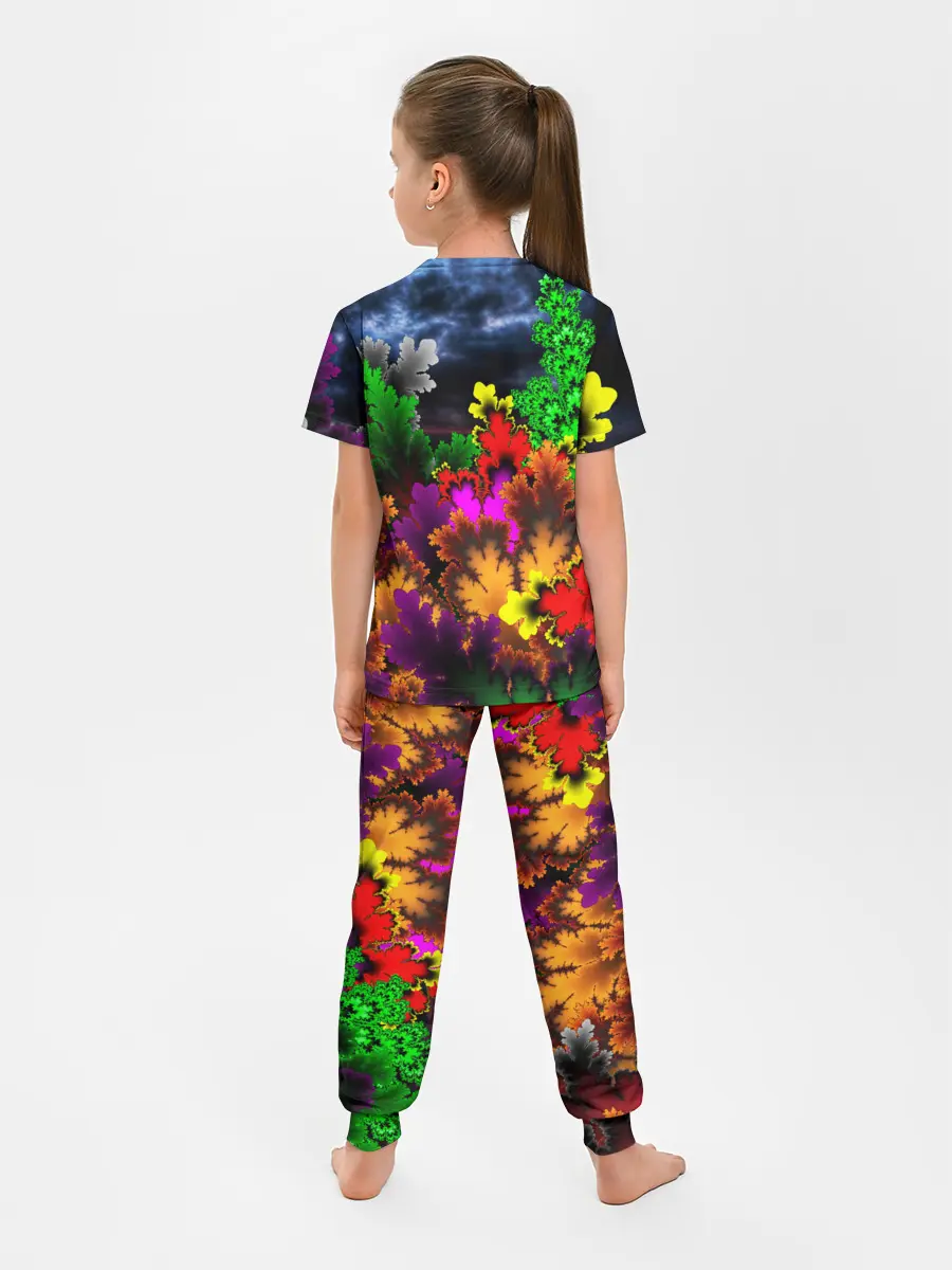 Детская пижама с брюками / КИСЛОТНАЯ АБСТРАКЦИЯ