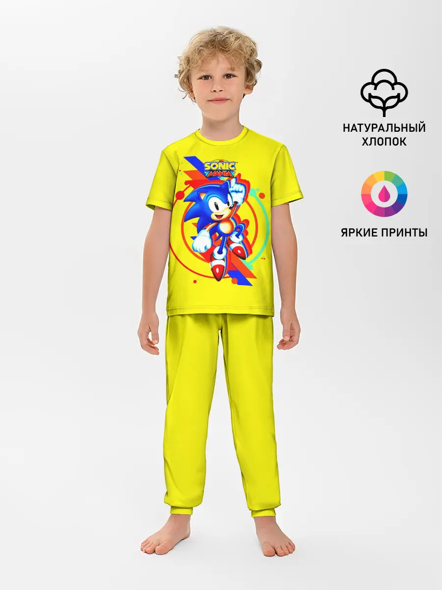 Детская пижама с брюками / SONIC