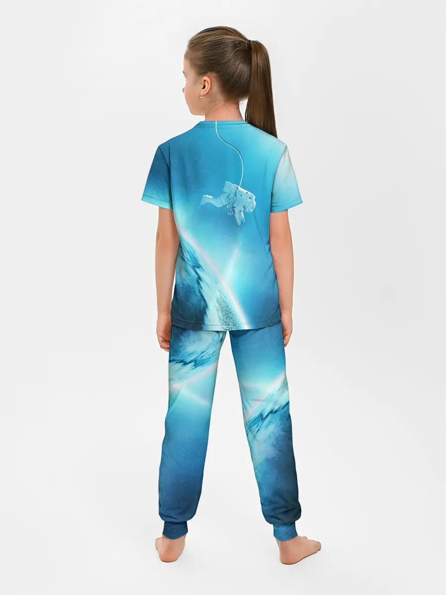 Детская пижама с брюками / КОСМОНАВТ