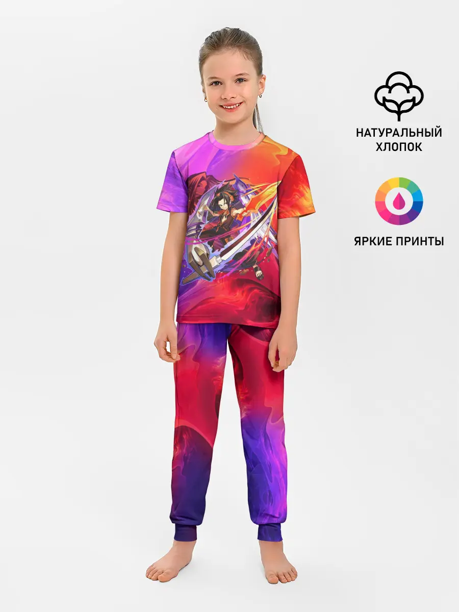 Детская пижама с брюками / Шаман Кинг | Йо Асакура