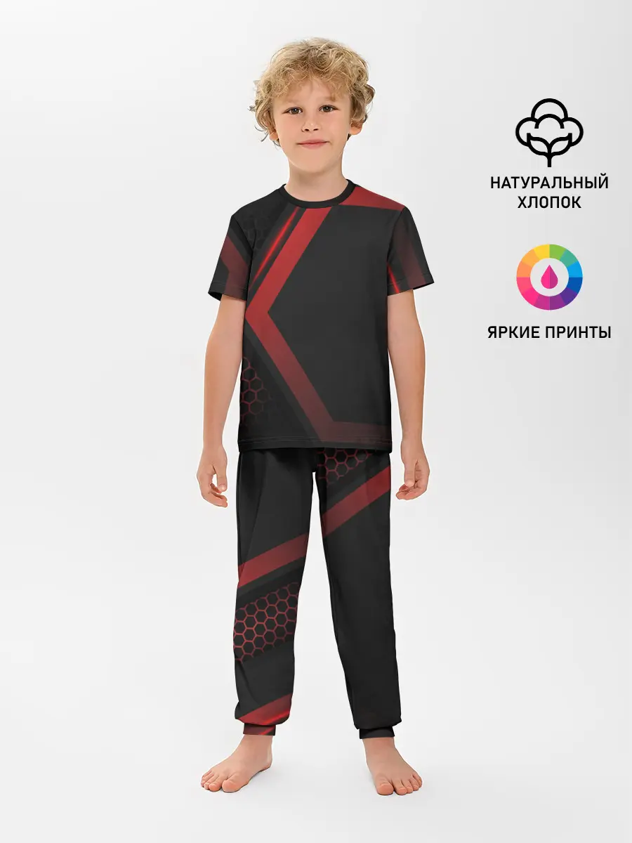 Детская пижама с брюками / Neon armor