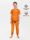 Детская пижама с брюками / ОРАНЖЕВАЯ КРАСКА