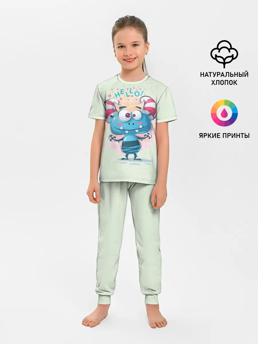 Детская пижама с брюками / HELLO
