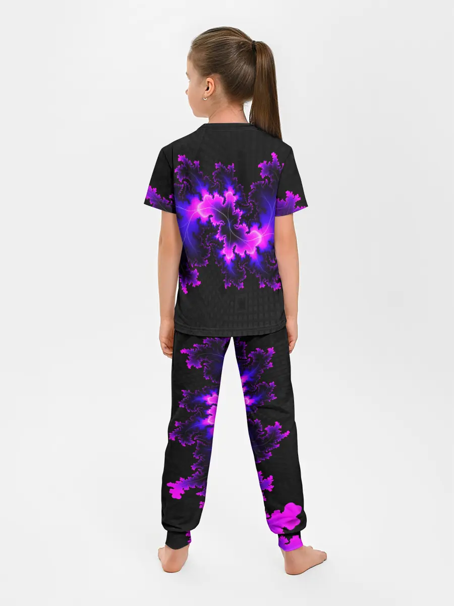 Детская пижама с брюками / NEON Liquid