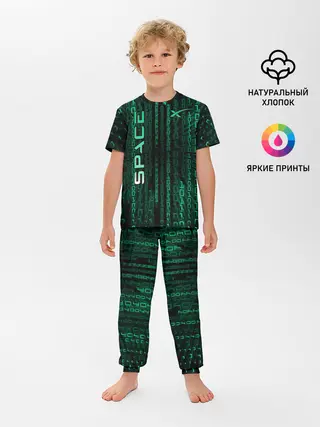 Детская пижама с брюками / SpaceX