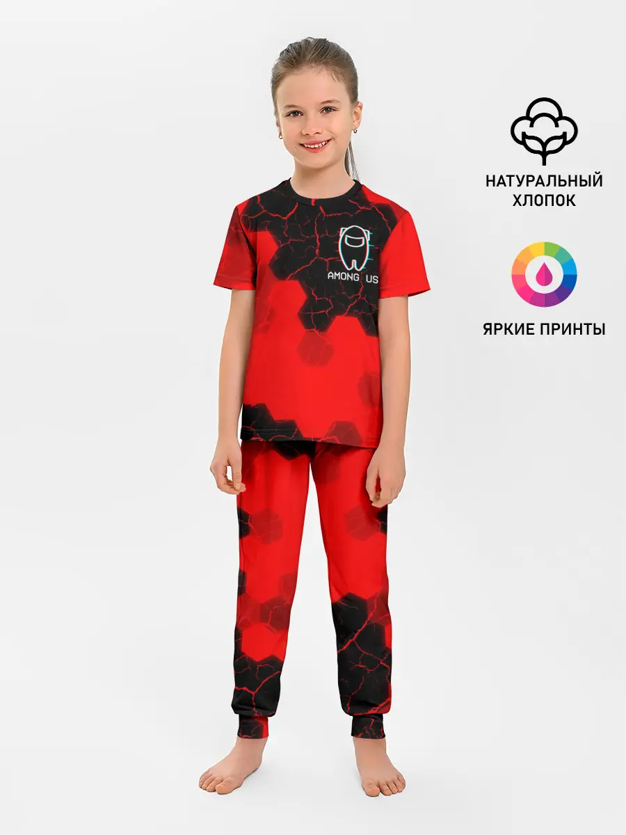 Детская пижама с брюками / AMONG US / АМОНГ АС