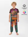 Детская пижама с брюками / Майнкрафт | Minecraft Hoglin