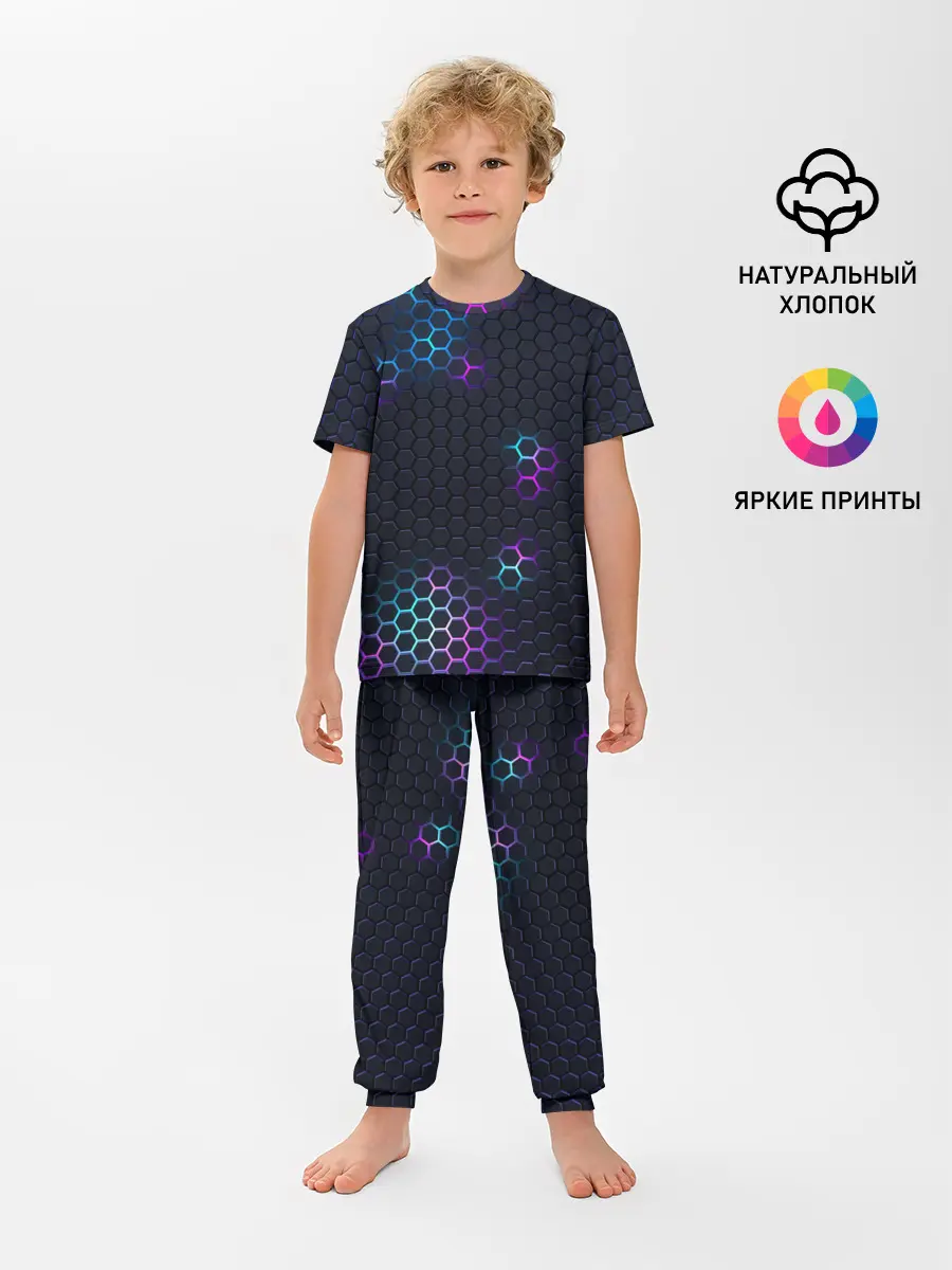 Детская пижама с брюками / НЕОНОВАЯ БРОНЯ | НЕО БРОНЯ