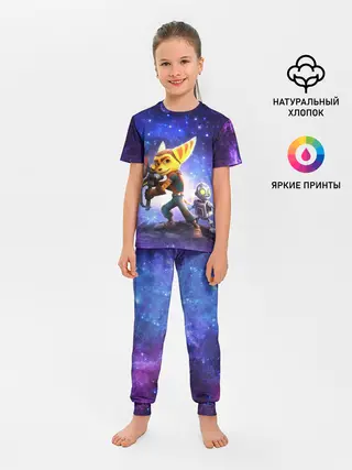 Детская пижама с брюками / Ratchet & Clank game