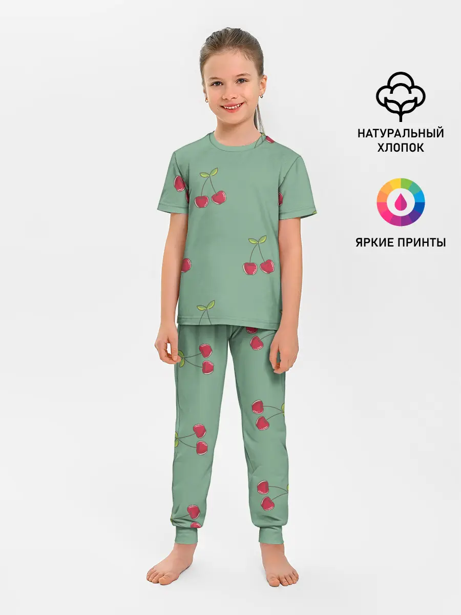 Детская пижама с брюками / КраСная Вишня