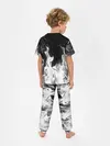 Детская пижама с брюками / ЧЕРНО БЕЛЫЙ ОГОНЬ