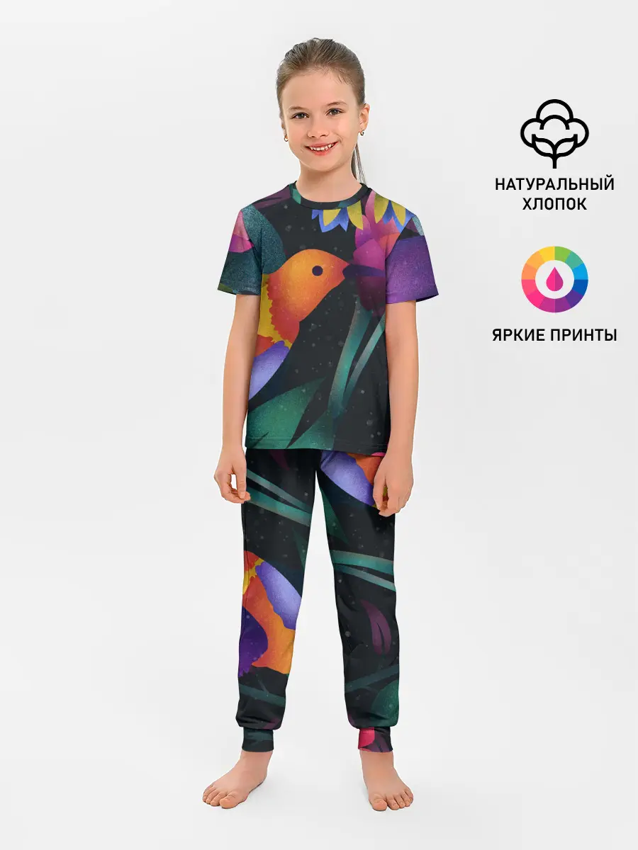 Детская пижама с брюками / Колибри