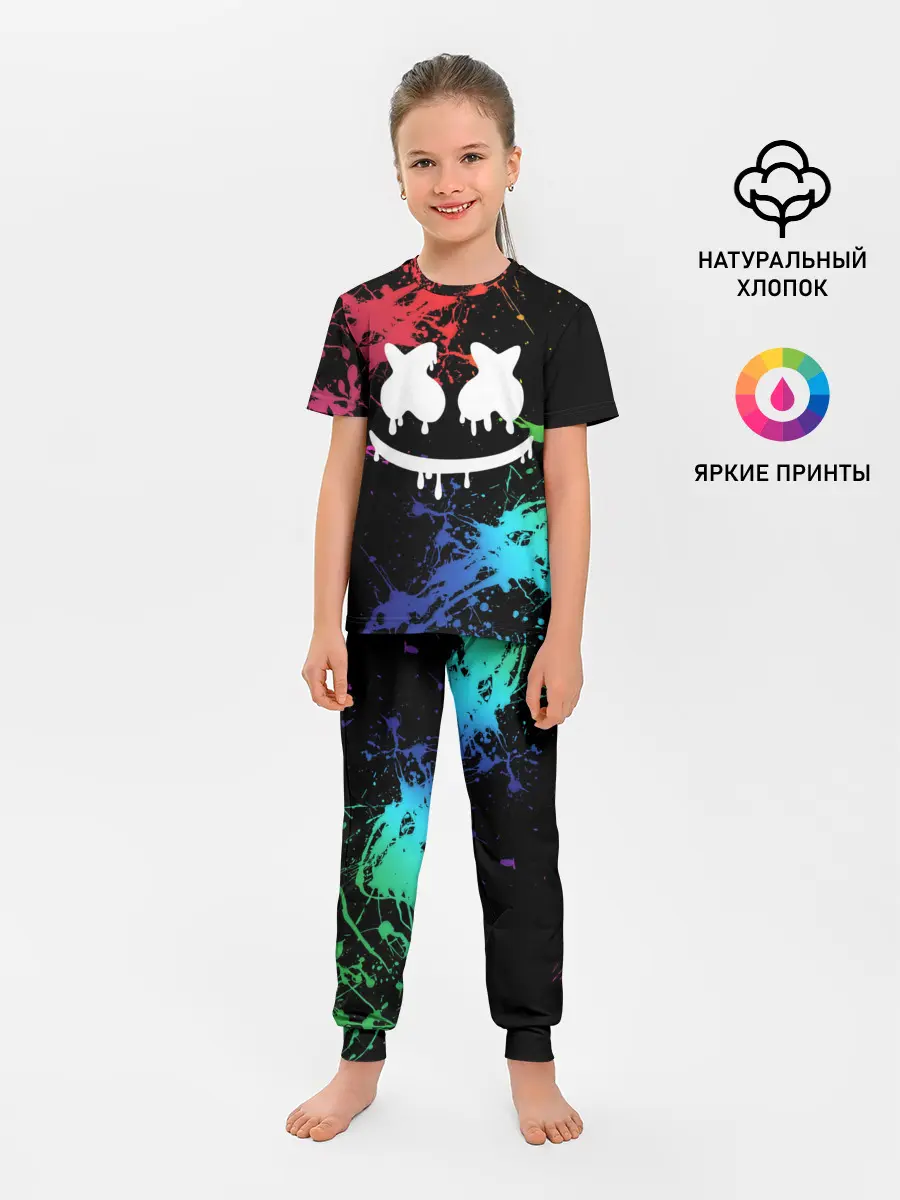 Детская пижама с брюками / Marshmello