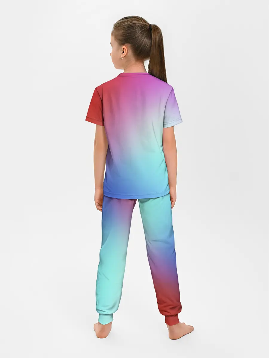 Детская пижама с брюками / Colorful Gradient