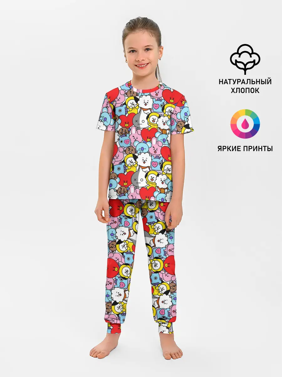 Детская пижама с брюками / BT21 / BTS