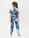 Детская пижама с брюками / Абстракция смешивание разводы