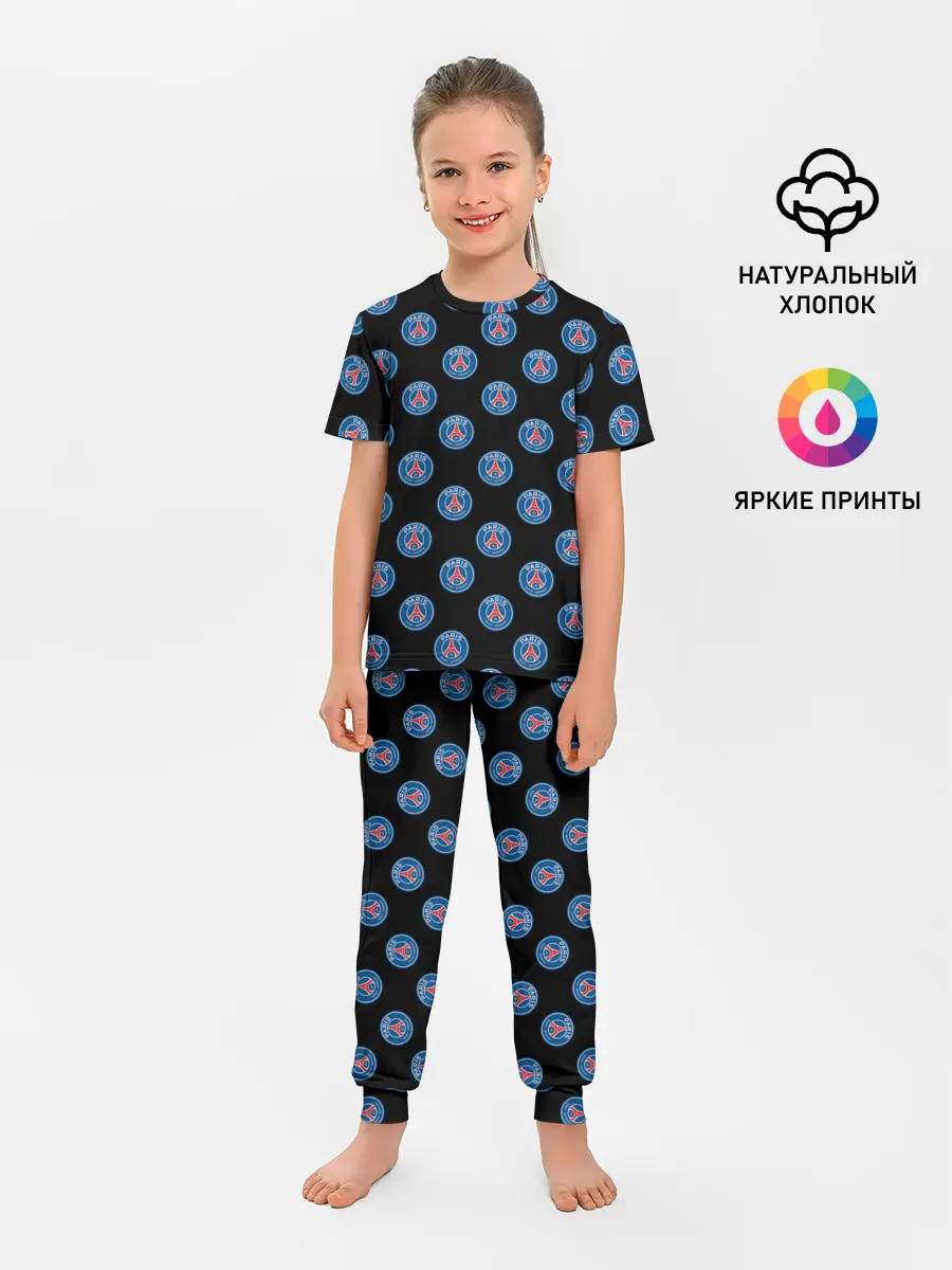Детская пижама с брюками / ПСЖ ПАТТЕРН | PSG PATTERN