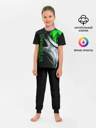 Детская пижама с брюками / Chernobylite маска сталкера