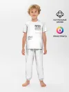Детская пижама с брюками / NASA БЕЛАЯ ФОРМА | НАСА WHITE UNIFORM