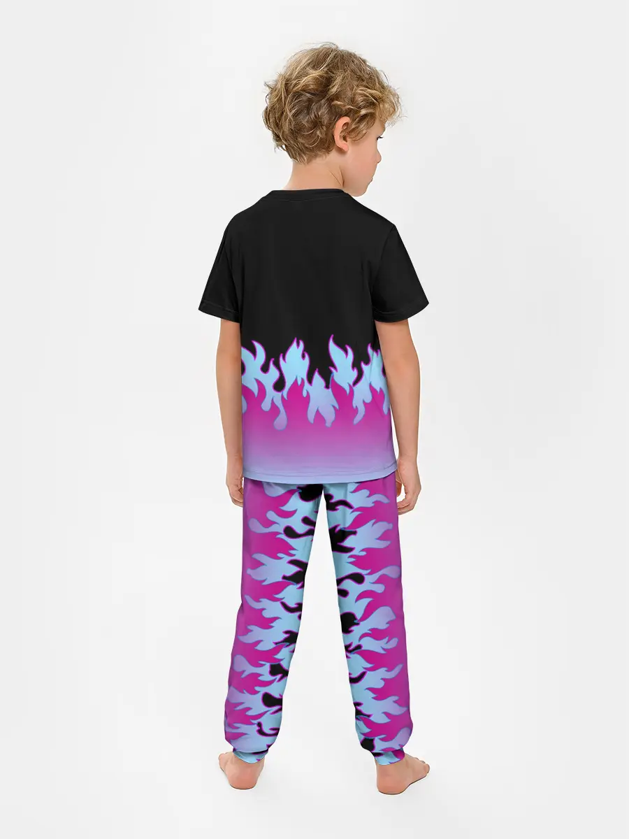 Детская пижама с брюками / ПЛАМЯ 1.0