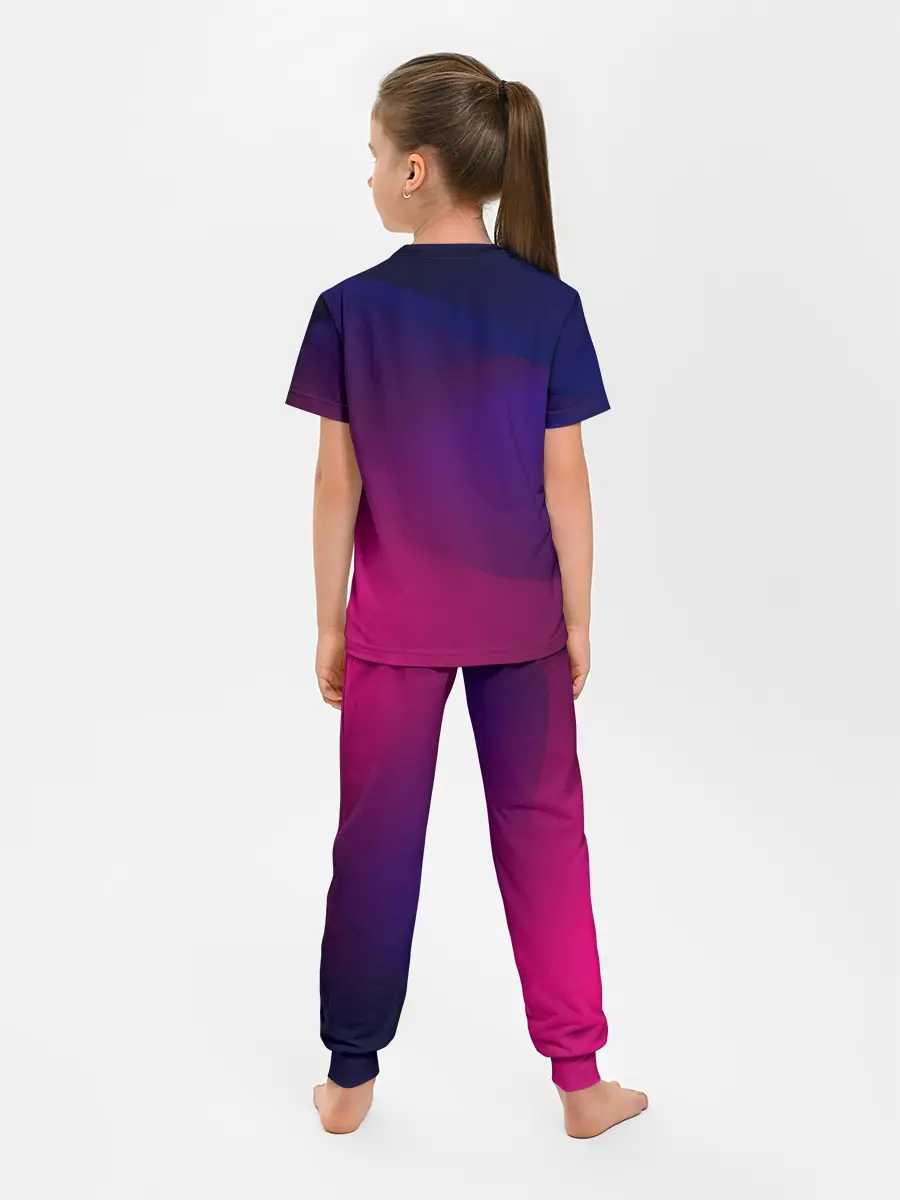 Детская пижама с брюками / Abstract simple colors