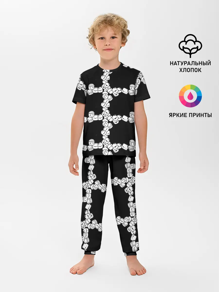 Детская пижама с брюками / Зефирки