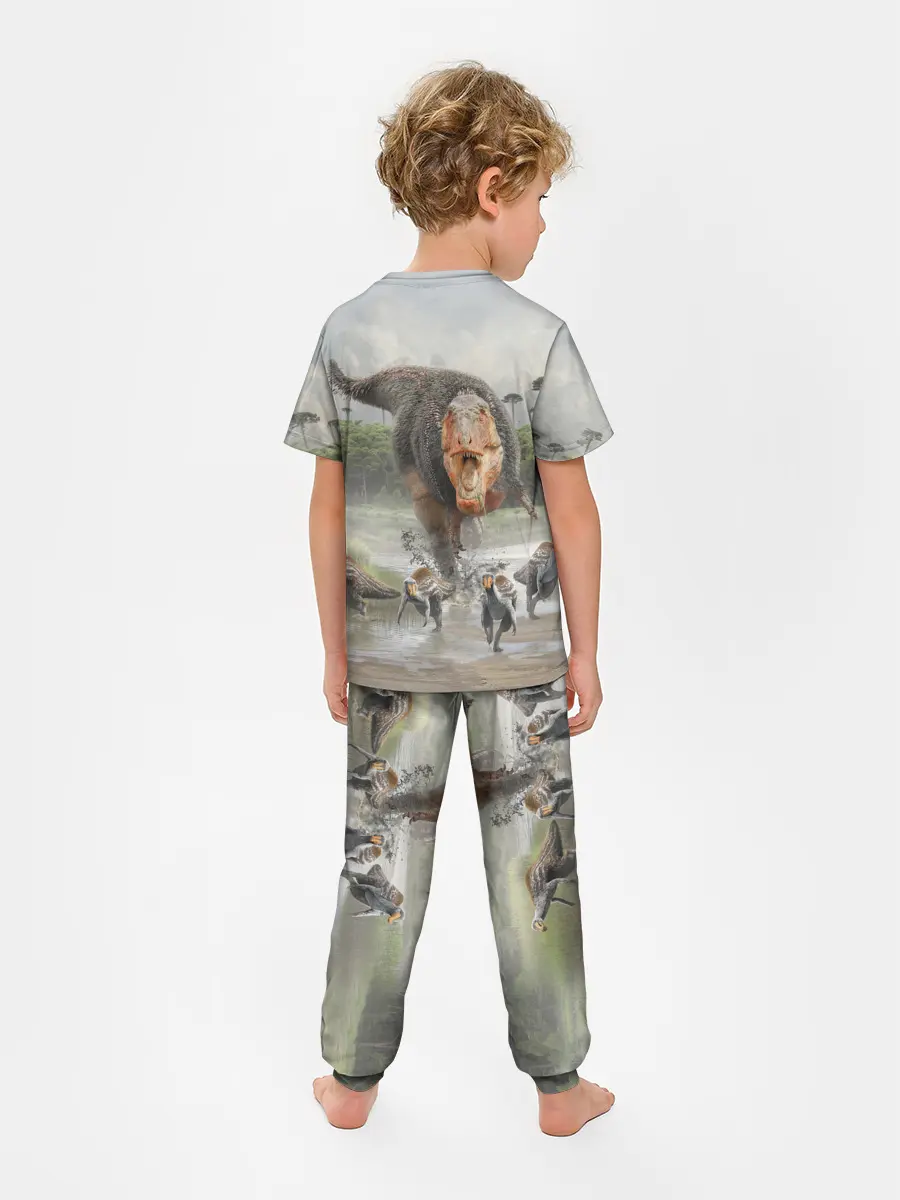 Детская пижама с брюками / Т-Рекс | Динозавр | Dino